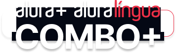 Combo+ é a junção do plano Alura e Aluralíngua
